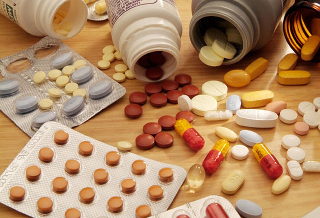 Une variété de médicaments pour le traitement de la prostatite